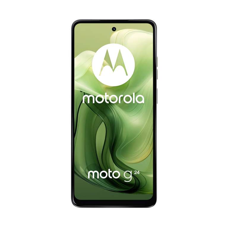 Motorola g24 - 8/128, Pantalla HD+ 6,56' 90 Hz, Sistema cámara de 50 MP con Macro Vision, Android 13, 5000 mAh, Incluye Funda - Smartphone