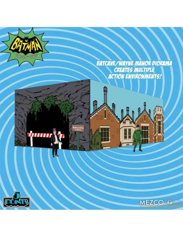 Figuras Universo DC 5 Points Batman 1966 Deluxe Box Set 7 10 cm