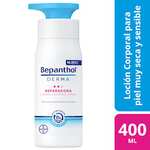 Bepanthol Derma Reparadora Loción - Hidratación Inmediata y Duradera para la Piel Muy Seca y Sensible - 400 ml - Sin Perfume Ni Colorantes