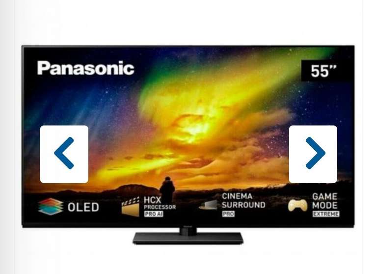 TV OLED - Panasonic TX-55LZ980E, 55 pulgadas, 4K HDR, Procesador HCX Pro AI, Dolby Vision IQ, HDR10 HDMI 2.1