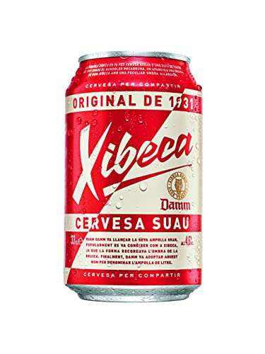 Xibeca Cerveza - Pack de 24 Latas 33cl: La cerveza suave y refrescante desde 1931
