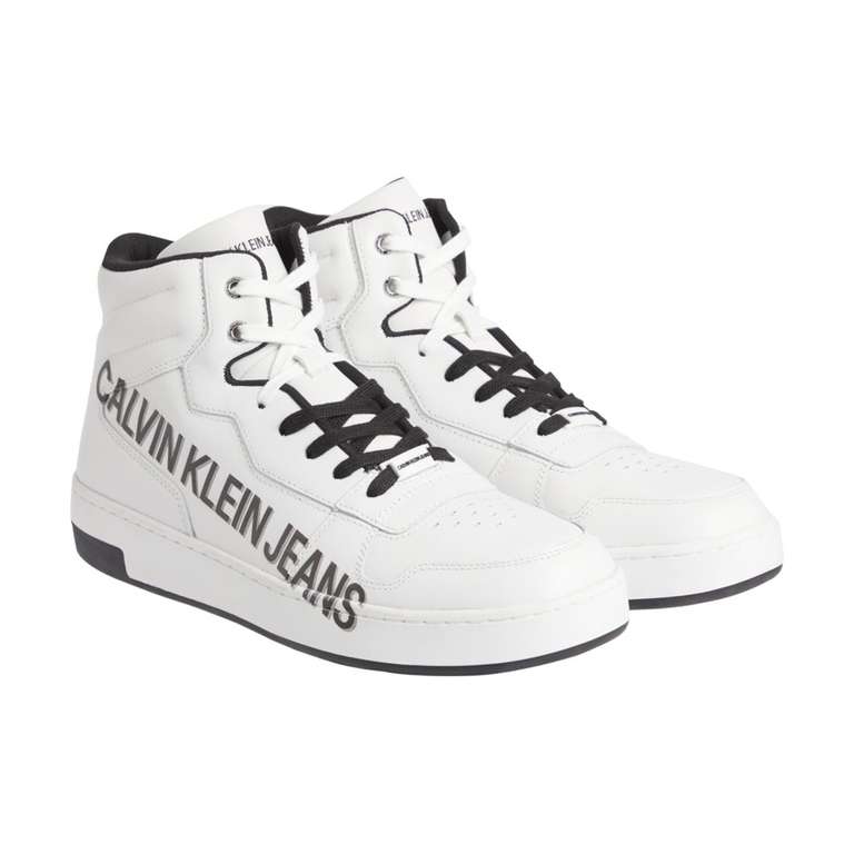 Zapatillas hombre cuero Calvin Klein en color blanco o negro