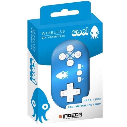 Mini Controlador Gamepad Indeca Bluetooth para Múltiples Plataformas