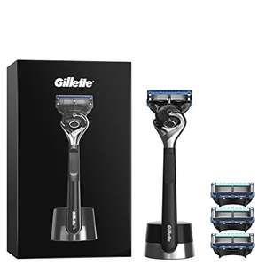 Gillette Fusion 5 ProGlide Maquinilla De Afeitar En Set De Regalo Hombre Premium + 4 Cuchillas
