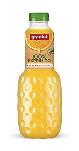 2 x Zumo de naranja sin pulpa 100% Exprimido 1L Naranja sin pulpa Granini 100% exprimido [Unidad 1'25€]