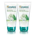 Himalaya Aloe Vera Face Wash, sin jabón, con pepino, lavado de cuidado facial hidratante suave, 150 ml (paquete de 2)