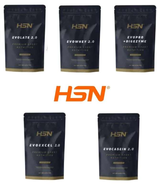 Ofertas en proteínas HSN (Solo hoy) - 2Kg EVOWHEY por 31.9€
