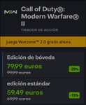 Modern Warfare 2 (2022) Hasta -20%