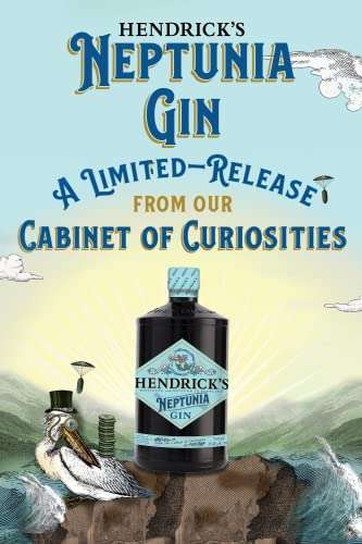 Hendrick's Gin NEPTUNIA Limited Release 43.4% Vol. 0,7l