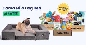 Cama para perros Milo Dog Bed gratis con Patasbox semestral