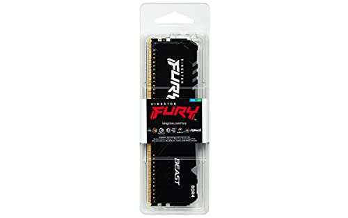 ingston FURY Beast RGB 16GB 3600MHz DDR4 CL18 Memoria para Ordenadores de sobremesa Módulo único KF436C18BBA/16