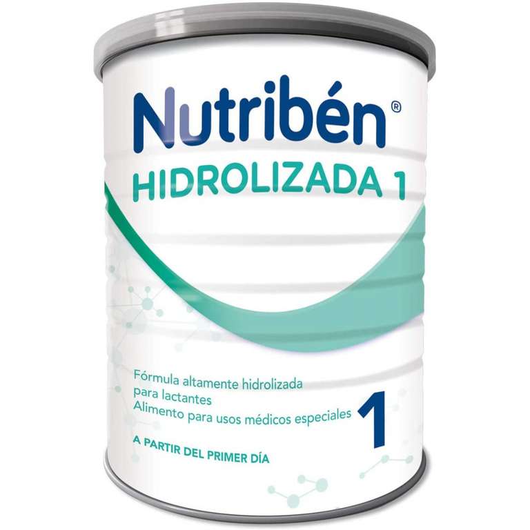 Nutribén Hidrolizada 1 Leche en polvo de iNiciación para bebés con alergia a la proteína de leche de vaca- de 0 a 6 meses