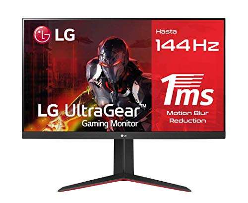 LG UltraGear 32GN650B-AEU - Monitor gaming de 32" QHD (2560x1440, Panel VA, HDMI x2, Display Port x1, 16:9, 350 cd/m², 3000:1, 144Hz...