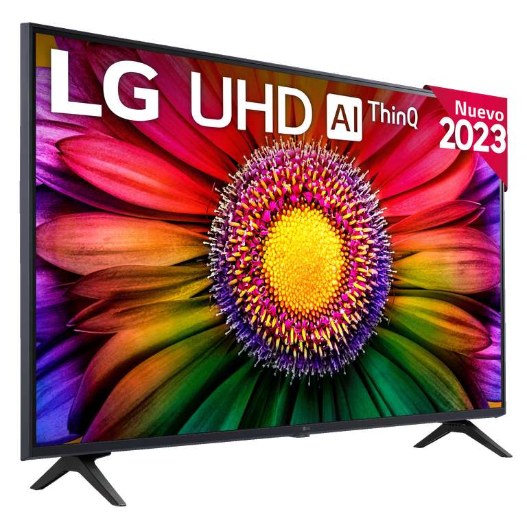 TV LED 43" - LG 43UR80006LJ, UHD 4K, Inteligente 5 4K Gen6, Smart TV, DVB-T2 (H.265), Azul ceniza