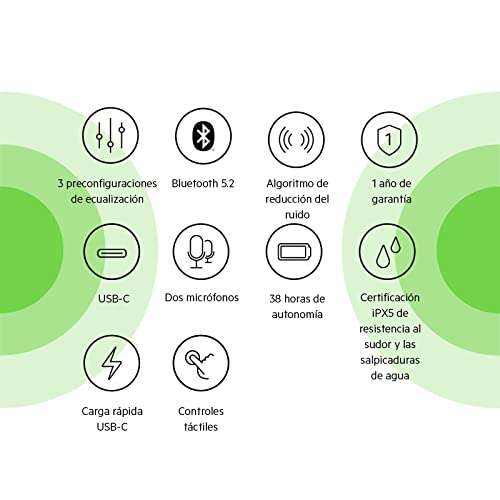 Belkin auriculares True Wirelesscertificación IPX5, 38 horas de autonomía