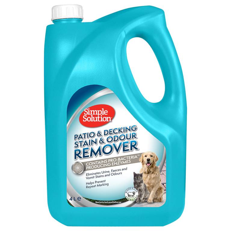 Simple Solution patio y removedor de manchas y olores para mascotas – 4L