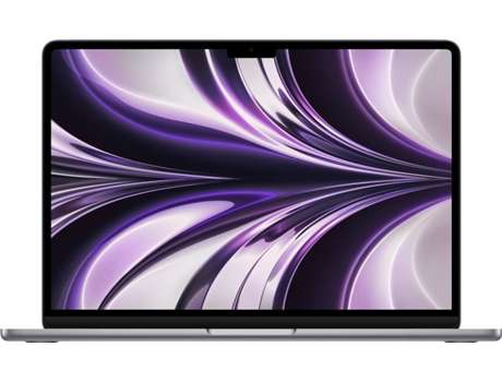 MacBook Air APPLE Gris Sideral - MLXW3Y/A (13.6'' - Apple M2 8-core - RAM: 8 GB - 256 GB SSD - GPU 8-core)