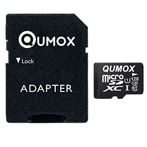 MicroSD QUMOX 128GB + Adaptador SD