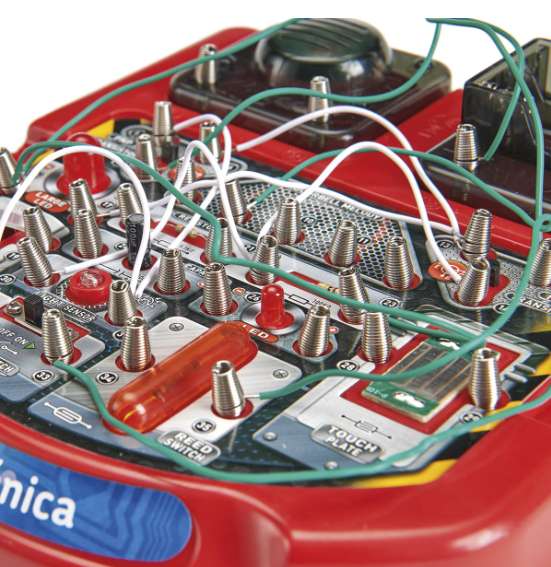 El Corte Inglés Kit de electrónica Circuito con altavoz de 19 experimentos Conectrónica