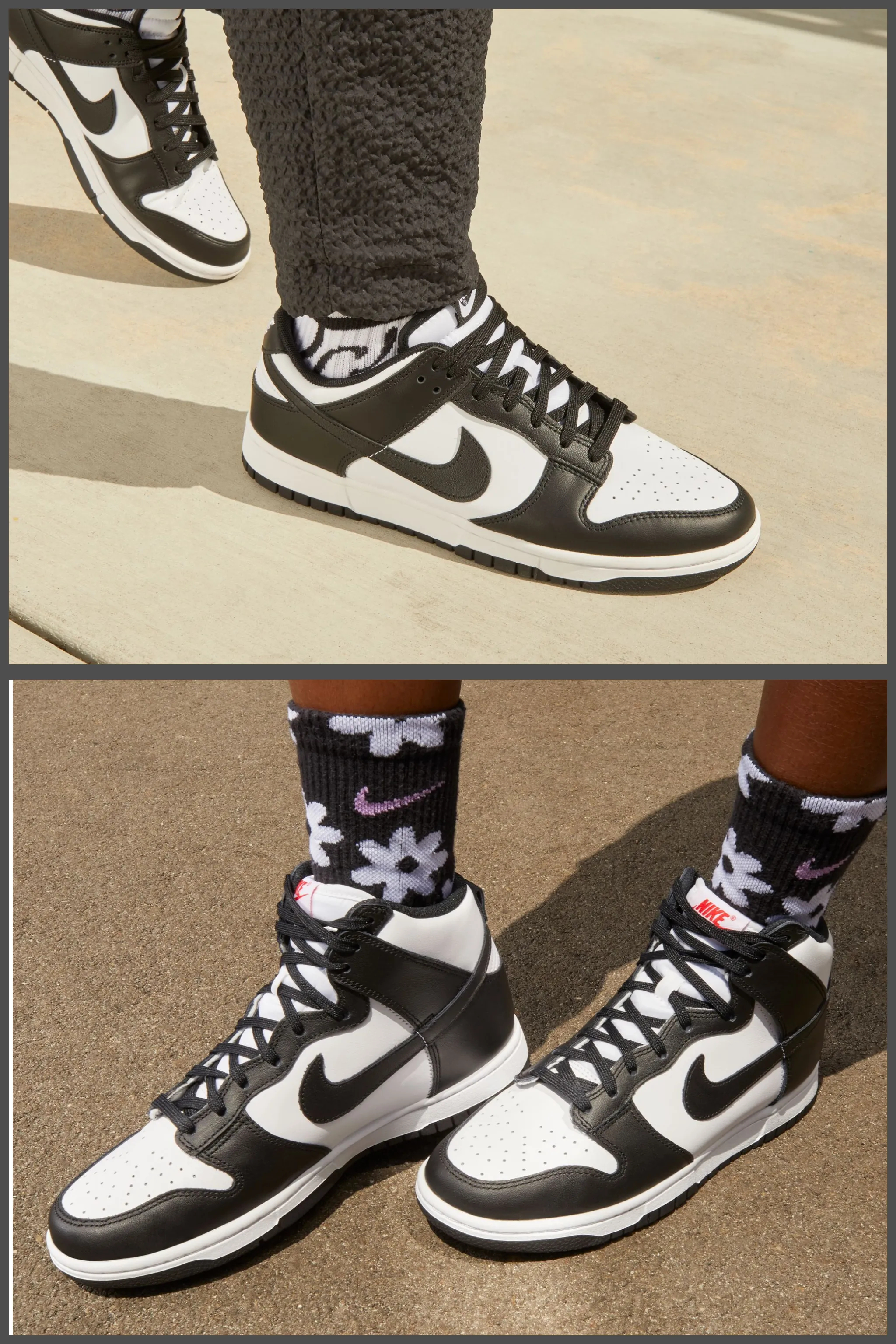 Nike Dunk. En bota baja y bota alta. Tallas 36 a 46