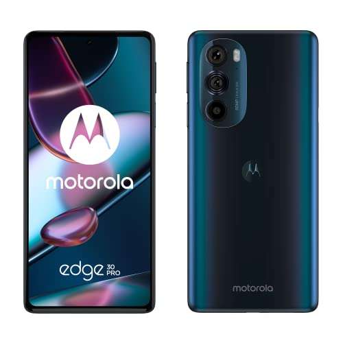 Motorola Edge30 Pro , 6.7" OLED, Snapdragon 8 Gen 1, 50MP Ultra Ancha, Android 12, 12 GB /256 GB, 4800 mAH