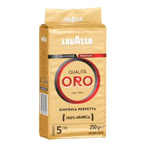 2x Lavazza Café Molido Qualità Oro, 250g. (4 unidades más barato)