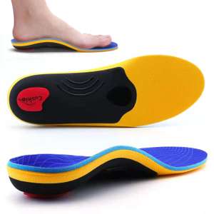 VALSOLE Plantillas ortopédicas para mujeres y hombres Soporte de pie alto Plantillas de zapatos funcionales suaves Inserto para pies planos,