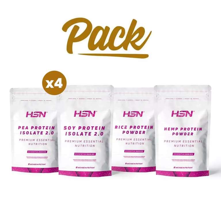 2 KG de proteína en polvo HSN - 20.30€