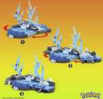 Mega Construx Pokémon Blastoise Figura de bloques de construcción de juguete para niños +6 años (Mattel HDH93), Exclusivo en Amazon