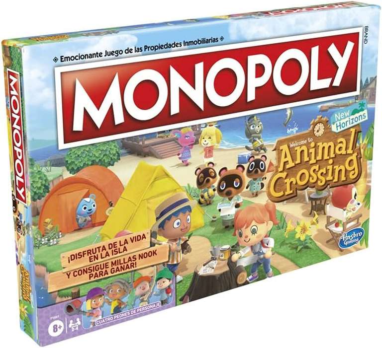 Monopoly Animal Crossing - Juego de Mesa [10,50€ con cupones. VER descripción]