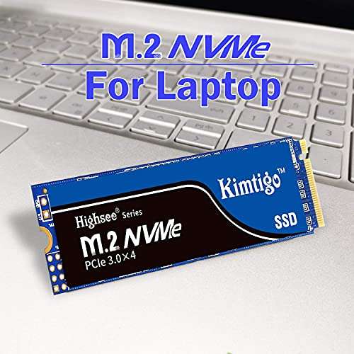 Kimtigo 1TB SSD M.2 NVMe PCIe Gen 3x4, 2500 MB/s, 3D NAND