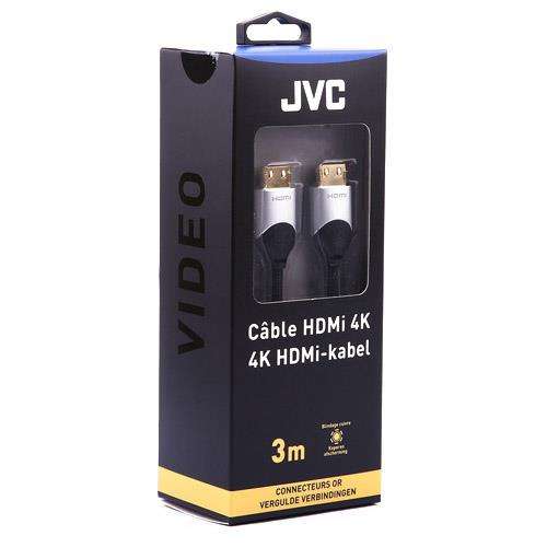 CABLES HDMI JVC 4K, 1080p y 8k y 5% acumulan socios