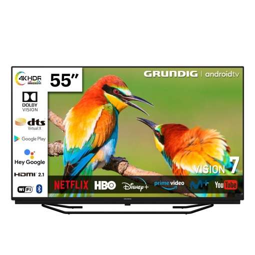 TV LED 139,7 cm (55") Grundig 55 GGU 7960B, 4K UHD, Smart TV también disponibles en 65 y 43"