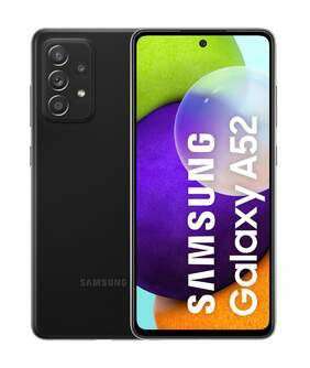 Samsung Galaxy A52 Negro 6/128GB - 6.5" FHD+ 90Hz, OctaCore 2.3Ghz