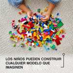 LEGO 11013 Classic Ladrillos Creativos Transparentes, Set de Iniciación con Animales: León, Pájaro y Tortuga