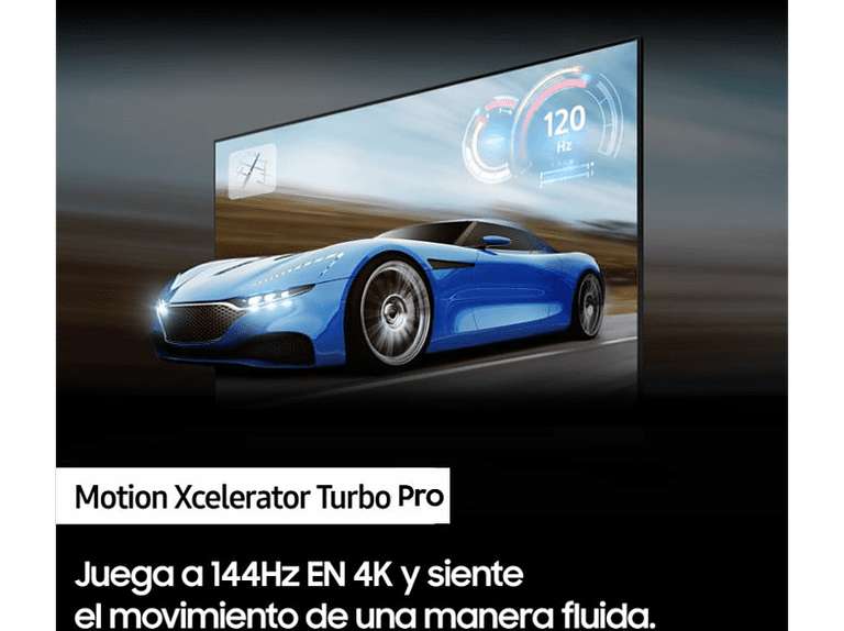 TV QLED 55" - Samsung QE55QN85BATXXC, Neo QLED 4K, Procesador Neo QLED 4K con IA, Smart TV HDMI. 2.1. 144 Hz