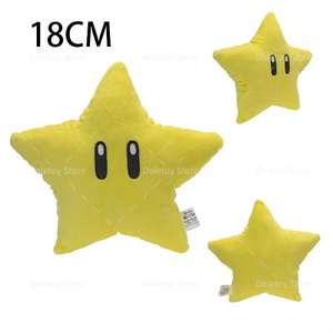 Peluche estrella Mario Bross - 18 cm