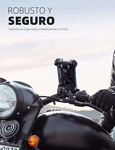 Soporte Móvil Bicicleta/Moto - 360°Rotación, Liberación con un Botón