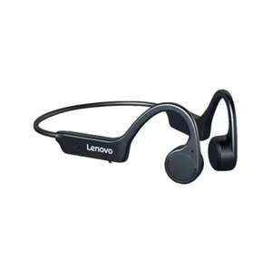 Lenovo-Auriculares Bluetooth conducción ósea X4, impermeables con micrófono, gancho para la oreja, graves TWS, alta fidelidad