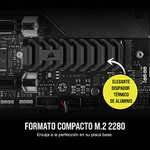 Corsair MP600 PRO XT 1TB Gen4 PCIe x4 NVMe M.2 SSD (Velocidades de Lectura Secuencial de hasta 7.100 MB/s y de Escritura de 5.800 MB/s)