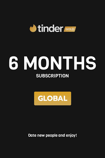 Tinder Gold - 6 Meses Global