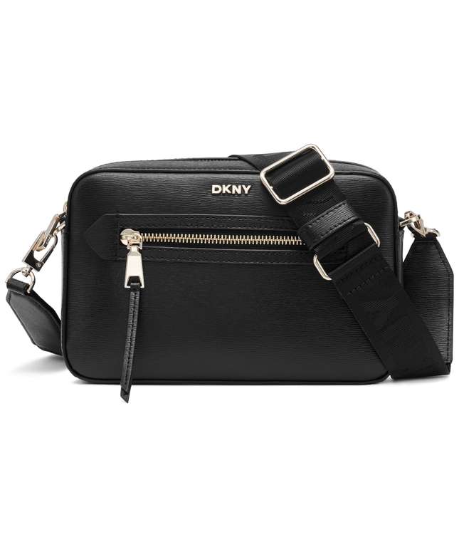 DKNY Women's Bryant AVE Camera Bag Handbag - Bandolera - Negro