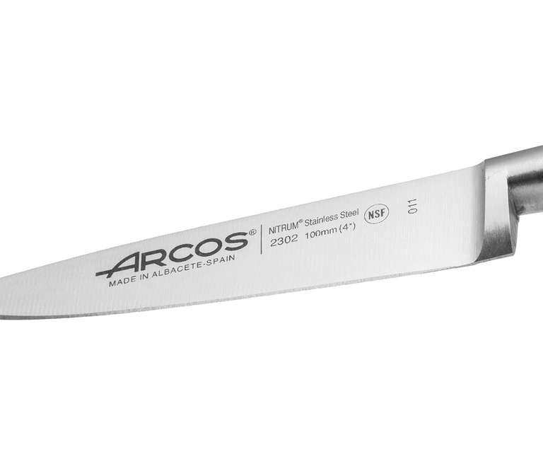 Arcos Cuchillo de chef de acero inoxidable de 8 pulgadas. Cuchillo de  cocina para cortar y pelar alimentos pequeños. Mango ergonómico de