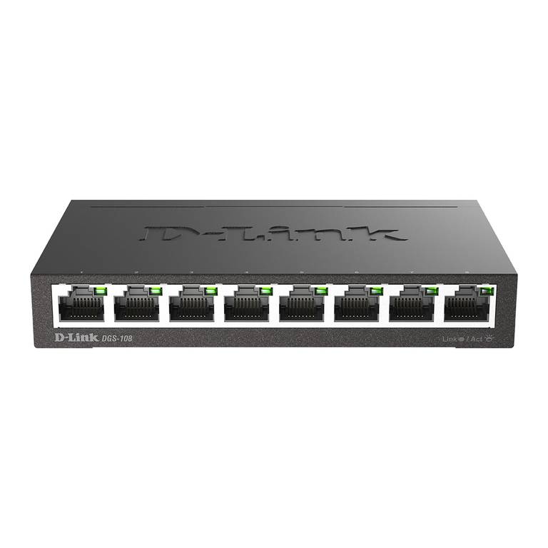 D-Link DGS-108 Conmutador 8 puertos