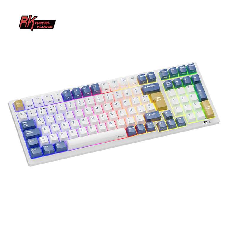 Teclado Royal Kludge RK98 ISO-ES Hot-Swappable Switch Brown Wireless
