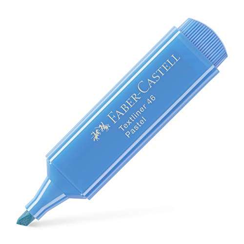 10 x Faber-Castell marcador Pastel azul