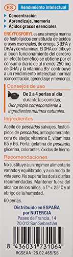 Nutergia Ergyfosforyl Complemento Alimenticio:60 Capsulas