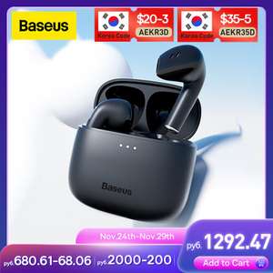 Baseus-auriculares inalámbricos Bowie E8, cascos con Bluetooth ENC, cancelación de ruido, 0.038 ", baja latencia, TWS, dispositivo Dual