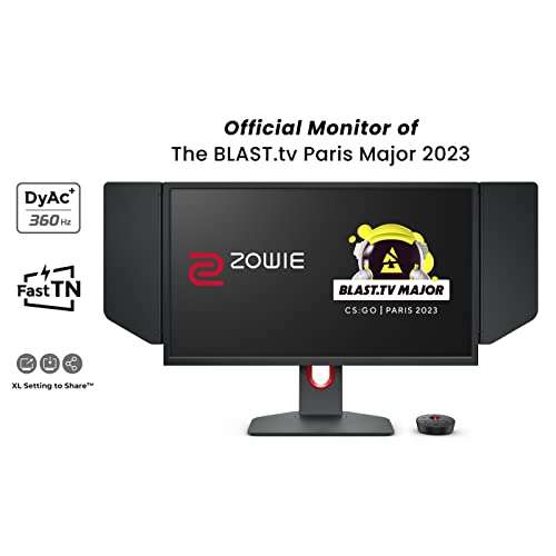 XL2566K Monitor ZOWIE 360Hz 24,5 pulgadas TN 360 Hz | Claridad de movimiento con DyAc+ | 1080p | XL Setting to Share