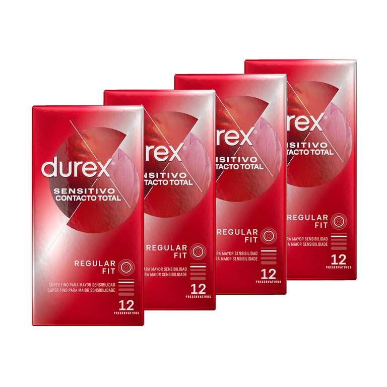 48x Preservativos Durex Sensitivo Contacto Total [16,87€ NUEVO USUARIO]